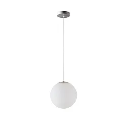 Pendelarmatuur Ø40 IP40, rvs geborsteld, wit dimbaar