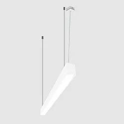 light bar MICROPAL®, UGR<19 / 1127MM / 830 DALI controllable, direct, with suspension kit IP40, white dimmable