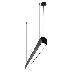 Lichtbalk MICROPAL®, UGR<19 / 1127MM / 840 direct, multipower, met ophangset IP40, zwart 