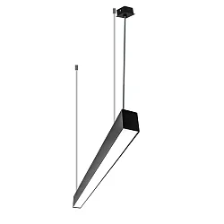 light bar MICROPAL®, UGR<19 / 1407MM / 830 direct, multipower, with suspension kit IP40, black 