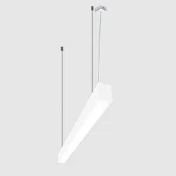 light bar MICROPAL®, UGR<19 / 1407MM / 840 direct, multipower, with suspension kit IP40, white 