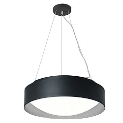 Pendelarmatuur PREMIUM ARCHITEKTUR Ø 30,8cm IP20, zwart, metaalgrijs 