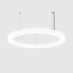 pendant luminaire Ø 98CM CCT Switch, direct, UGR < 19, multipower, ring shape IP40, white 