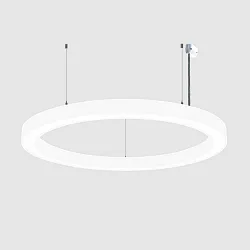 Pendelarmatuur Ø 115.5CM DALI aanstuurbaar, CCT Switch, direct, UGR < 19, ring vorm IP40, wit dimbaar