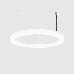 pendant luminaire Ø 62CM CCT Switch, direct / indirect, UGR < 19, multipower, ring shape IP40, white 