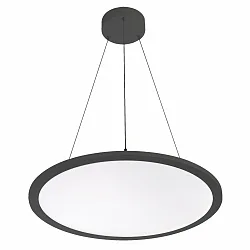 pendant luminaire Ø 60cm DALI controllable, suitable for VDU workstation IP20, black dimmable