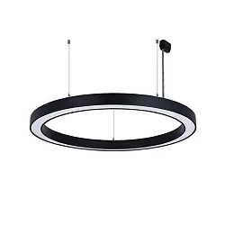 pendant luminaire Ø 80CM CCT Switch, direct / indirect, UGR < 19, multipower, ring shape IP40, white 