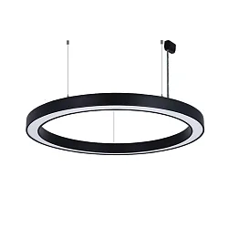pendant luminaire Ø 98CM CCT Switch, direct / indirect, UGR < 19, multipower, ring shape IP40, white 