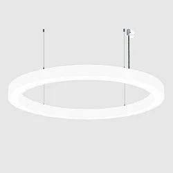 pendant luminaire Ø 189CM CCT Switch, direct / indirect, UGR < 19, multipower, ring shape IP40, black dimmable