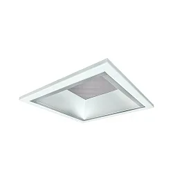 Downlight QDL2202MP.1584DA klein, vierkant, DALI aanstuurbaar, UGR < 19, microprismatisch IP21, wit mat dimbaar