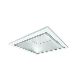 Downlight QDL2205A.3284 groot, vierkant, schakelbaar IP21, wit mat 