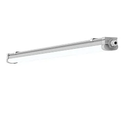 LED Damp proof luminaire, 9W, quick mounting, 4000K, 1300lm, IP66, grey