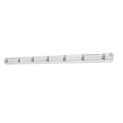 Armatuur voor vochtige ruimten ECO 61 slagvast, INOX sluiting IP66, grijs dimbaar