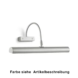 Schilderijverlichting GRIT-40 kantelbaar E14 IP20, messing gepolijst dimbaar
