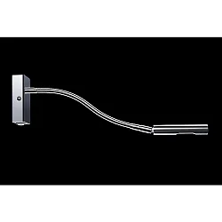 Wandarmatuur 804 met schakelaar, met flexibele arm IP20, chroom 