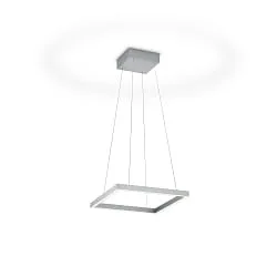 Pendelarmatuur NIKA-40 up / down, hoekig, instelbaar, bedienbaar met Gebaren IP20, nikkel mat dimbaar