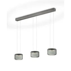 Pendelarmatuur SIDRA-3 up / down, instelbaar, bedienbaar met Gebaren IP20, antraciet dimbaar