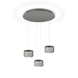 Pendelarmatuur SIDRA-RONDO up / down, instelbaar, bedienbaar met Gebaren IP20, antraciet dimbaar