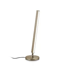 table lamp KOSMA tiltable IP20, nickel matt dimmable