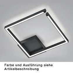 ceiling luminaire YOKO-Q, nickel matt