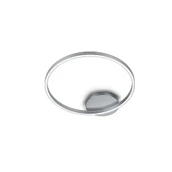 Plafondarmatuur SOLEA rond IP20, nikkel mat dimbaar