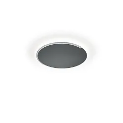 ceiling luminaire ASTRA-C-40 round, Casambi IP20, nickel matt, black dimmable