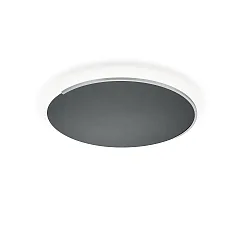 Plafondarmatuur ASTRA-60 rond IP20, nikkel mat, zwart dimbaar