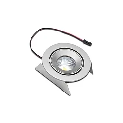Inbouwarmatuur SR 45-LED draaibaar, UGR < 19 IP44, chroom, transparant dimbaar 4,8W 485lm 3000K CRI 90-100