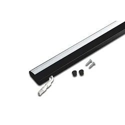 LED under-cabinet luminaire LED ModuLite F, IP20, 230V HVLCS, CRi>90, 120cm, with switch, 18W 4000K 1710lm 120°, black