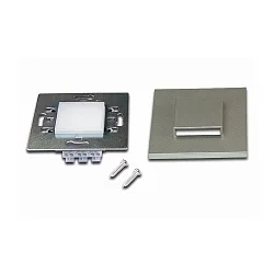 Inbouwarmatuur WALL I UP & DOWN up down, met sensor, met diffuser IP20, rvs  1,8W 90lm 3000K 120° 120° CRI 80