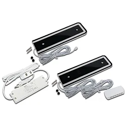 Onderbouwarmatuur IP20, aluminium, mat