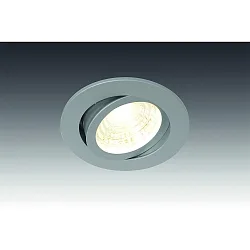 Inbouwarmatuur ECO SR 68 draaibaar, set van 1 IP20, chroom mat dimbaar 6,5W 750lm 3000K 24° 24° CRI 80