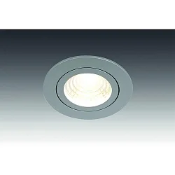 Inbouwarmatuur ECO SR 68 draaibaar, set van 1 IP20, chroom mat dimbaar 6,5W 750lm 4000K 24° 24° CRI 80