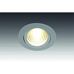Inbouwarmatuur ECO SR 68 draaibaar, set van 1 IP20, chroom mat dimbaar 6,5W 750lm 2700K 24° 24° CRI 80