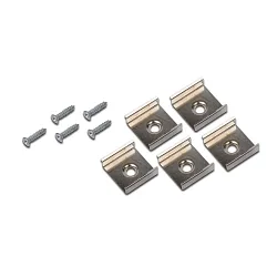 mounting bracket TAPE L set of 5, silver