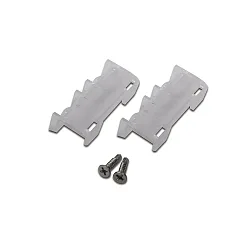 retaining clip set of 2, transparent
