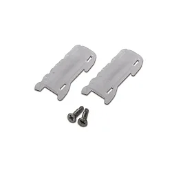 retaining clip set of 2, transparent
