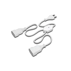 Kabelverdeler SEH / SAQ EURO Y-SPLITTER met stekker, wit
