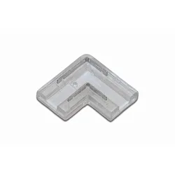 Hoekverbinder CORNER CLIP 90° - FOR 8MM LED STRIPS, transparant