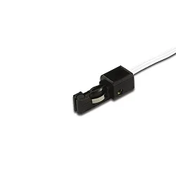 Accessory for LED Track 24V tracks - end position feed with screw terminal clamps, black