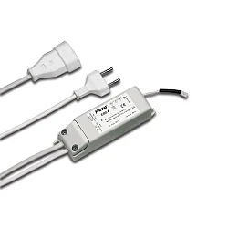 Schakelaar 400W EBS 4 D met stekker, wit mat