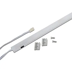 furniture luminaire SIL-LED 2 / 16 with sensor IP20, aluminium, opal 