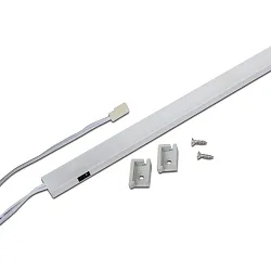 Onderbouwarmatuur IP20, aluminium, opaal 2