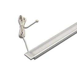 Flat recessed LED luminaire LED IN-Stick H for milled groove, IP44, incl. LED24-plug cable, 83cm, 20W 3000K 100°, CRI> 95