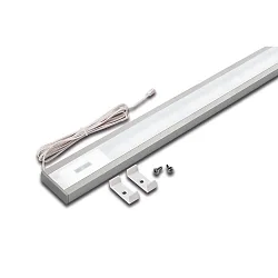 Onderbouwarmatuur LED TOP-STICK FIR met sensor, met stekker, met verlichting IP20, aluminium, opaal dimbaar 24