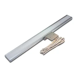 LED Spiegelleuchte LUGANO, IP20, LED24 connection, without visible light points, CRi>95, 120cm, 21.8W 3000K, anodised alu