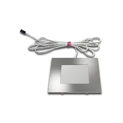 Paneelarmatuur DYNAMIC FQ 68-LED hoekig, Tunable White IP20, chroom, opaal dimbaar