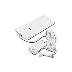 Onderbouwarmatuur LED SLIM-PAD F met sensor, met stekker, dimbaar IP20, opaal, wit dimbaar 5W 285lm 3000K 110° 110° CRI 80-89