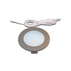 Paneelarmatuur FR 78-LED met stekker IP20, rvs, opaal dimbaar