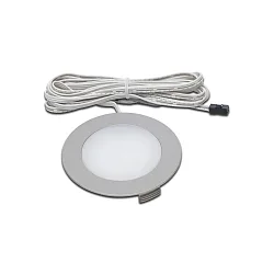 Paneelarmatuur DYNAMIC FR 78-LED rond, Tunable White IP20, rvs, opaal dimbaar
